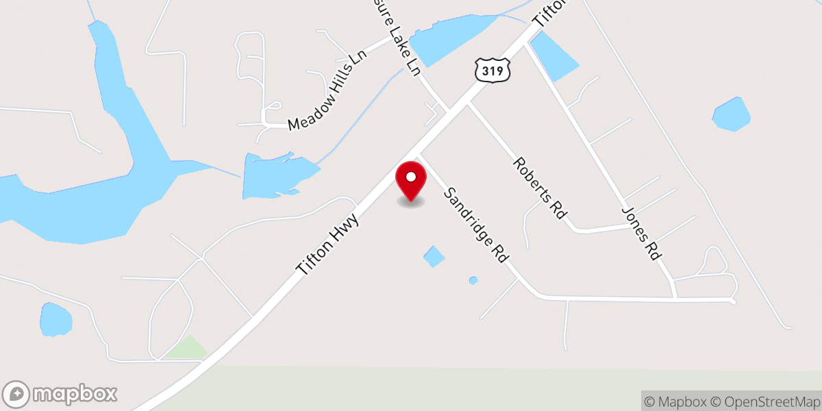 Map showing location of Midway Church of God