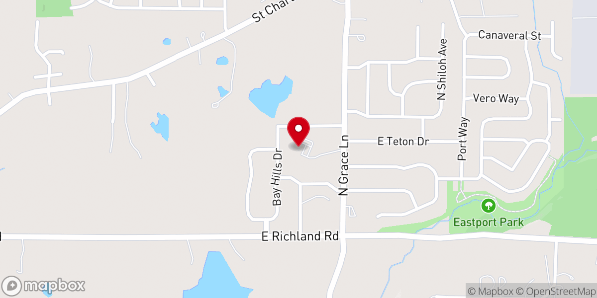 Map showing location of Redeemer Presbyterian Church