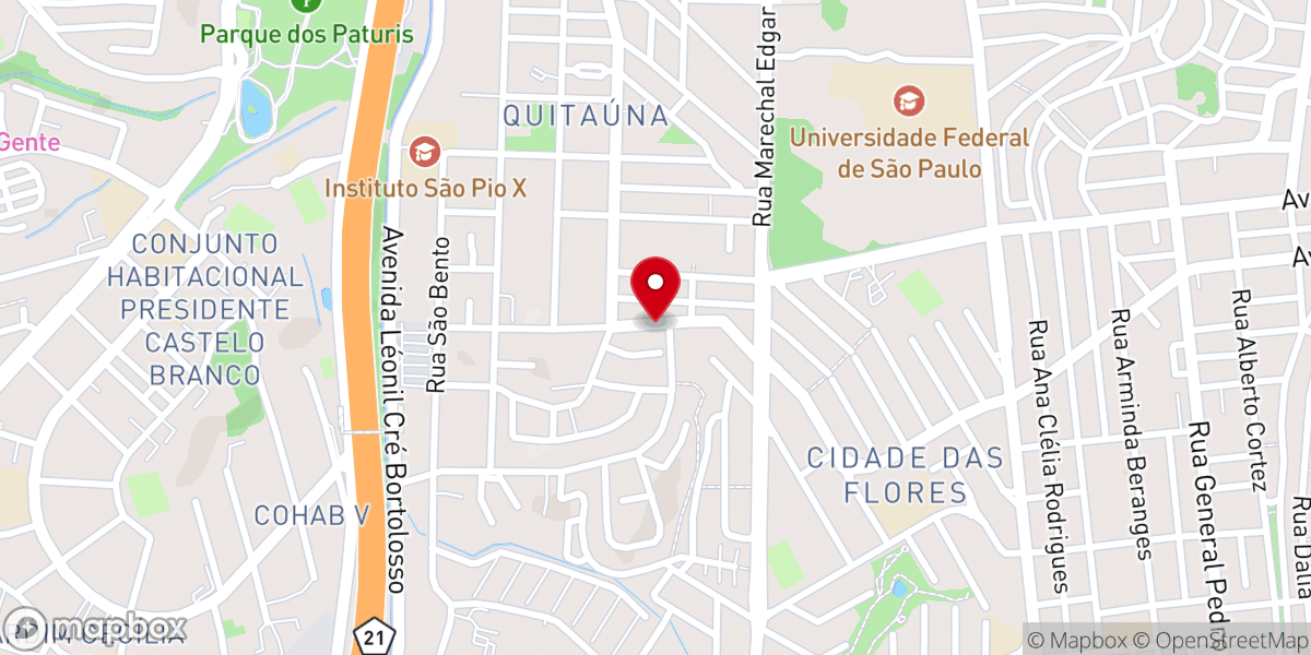 Map showing location of Assembleia De Deus Ministerio Do Belem