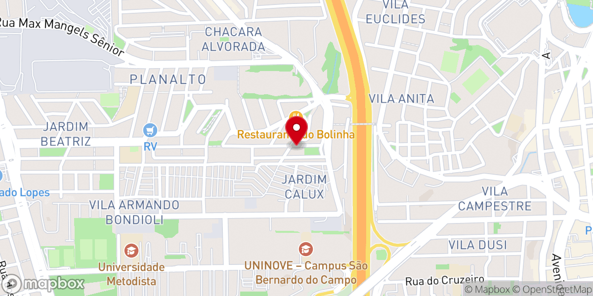 Map showing location of Assembleia de Deus - Ministério Belém