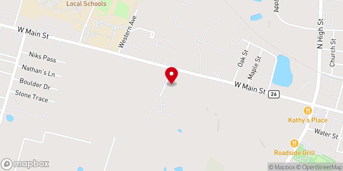 Map showing location of Free People Church