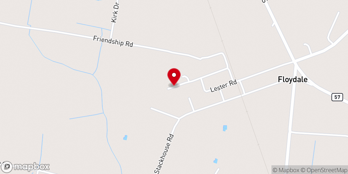 Map showing location of St Paul Ame Church