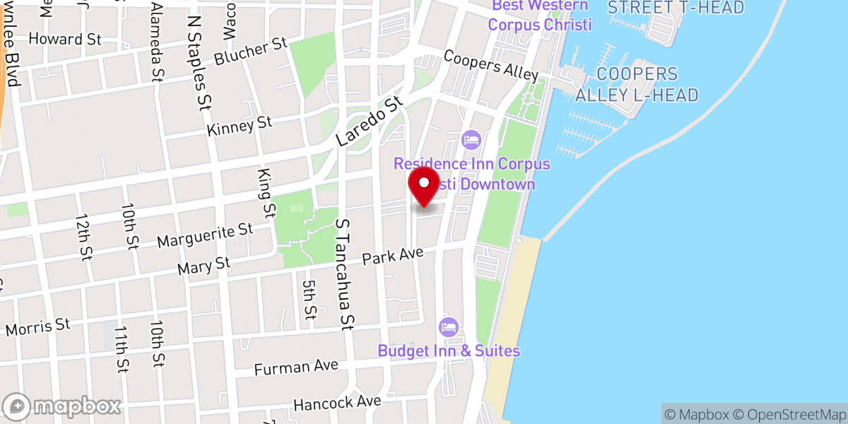 Map showing location of Saint Nicholas Greek Orthodox Church