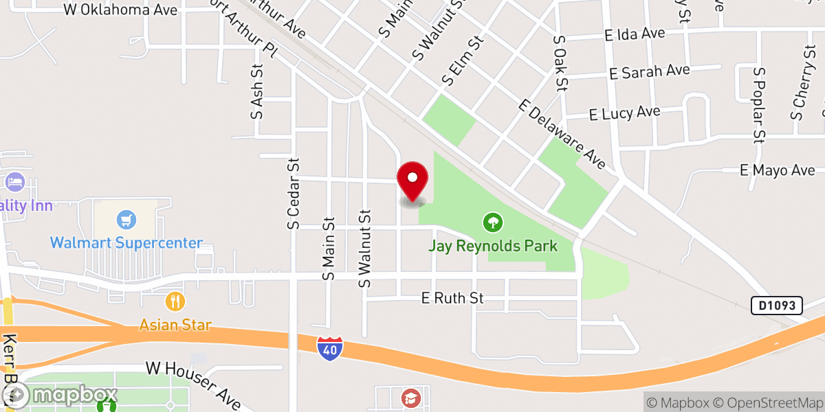 Map showing location of Emmanuel Seventh-Day Adventist Church