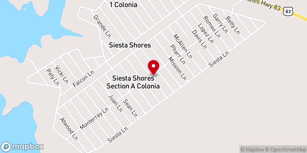 Map showing location of Iglesia Nuevo Pacto En Cristo