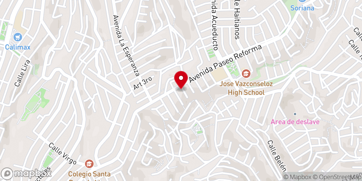 Map showing location of Iglesia Bautista Buenas Nuevas