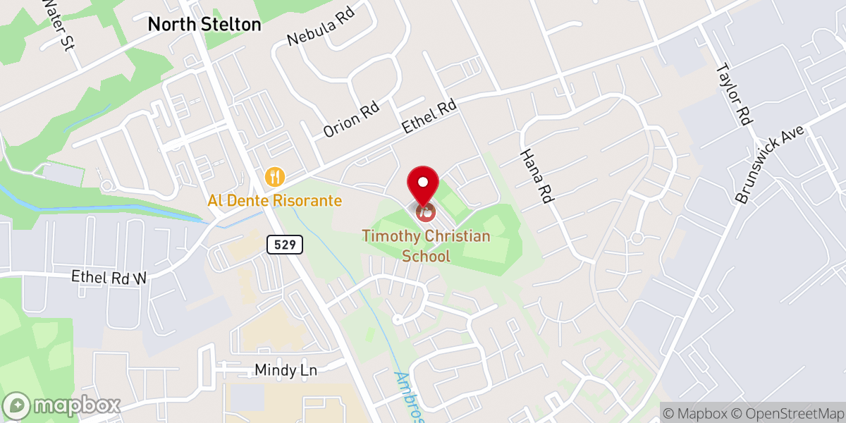 Map showing location of Christ Community Church service