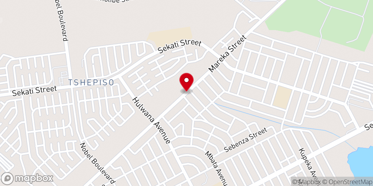 Map showing location of St. Elizabeth Apostolic Church of Faith