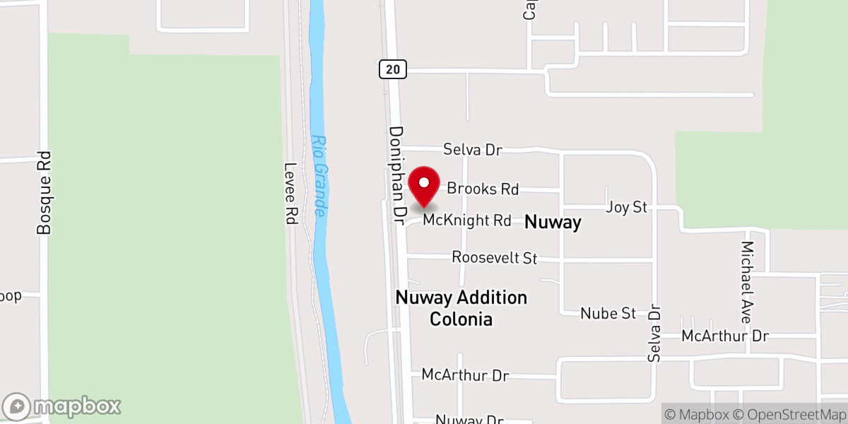 Map showing location of The Light of The World Church