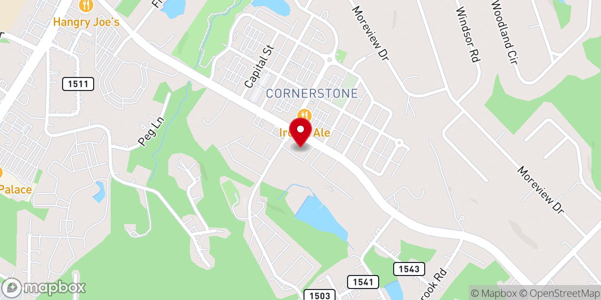 Map showing location of Greenview Church of God