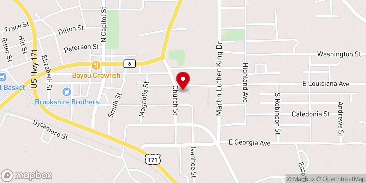 Map showing location of United States Postal Service