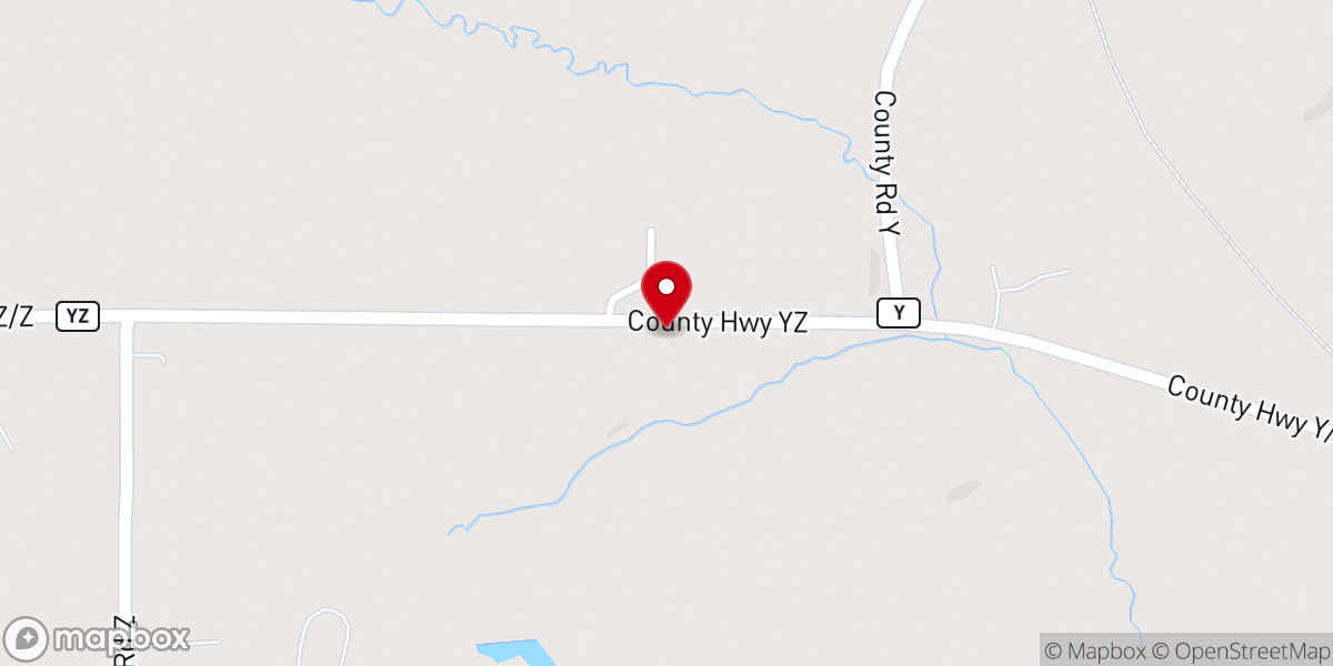 Map showing location of Simpson Chapel
