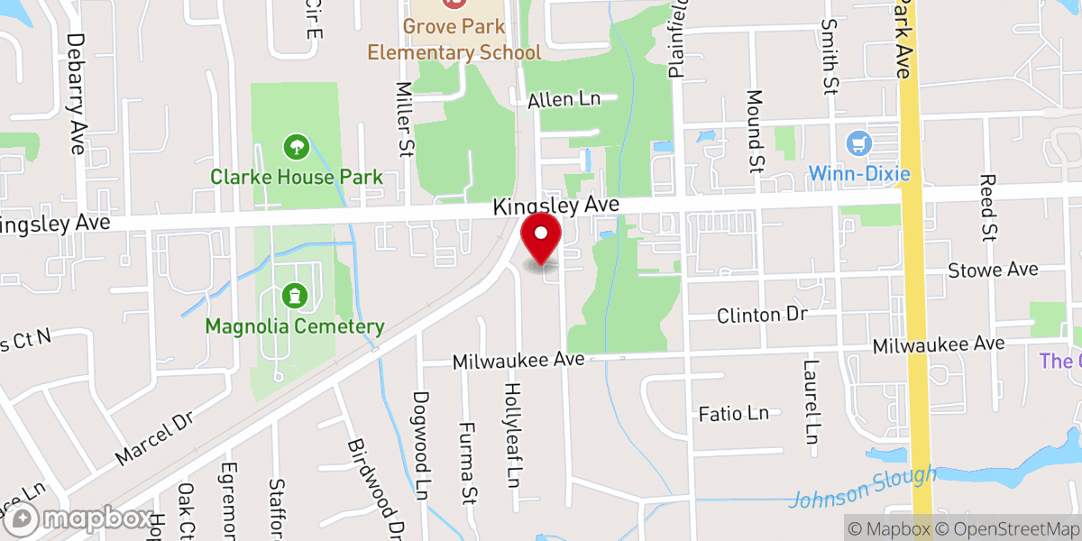 Map showing location of Waste Not Want Not