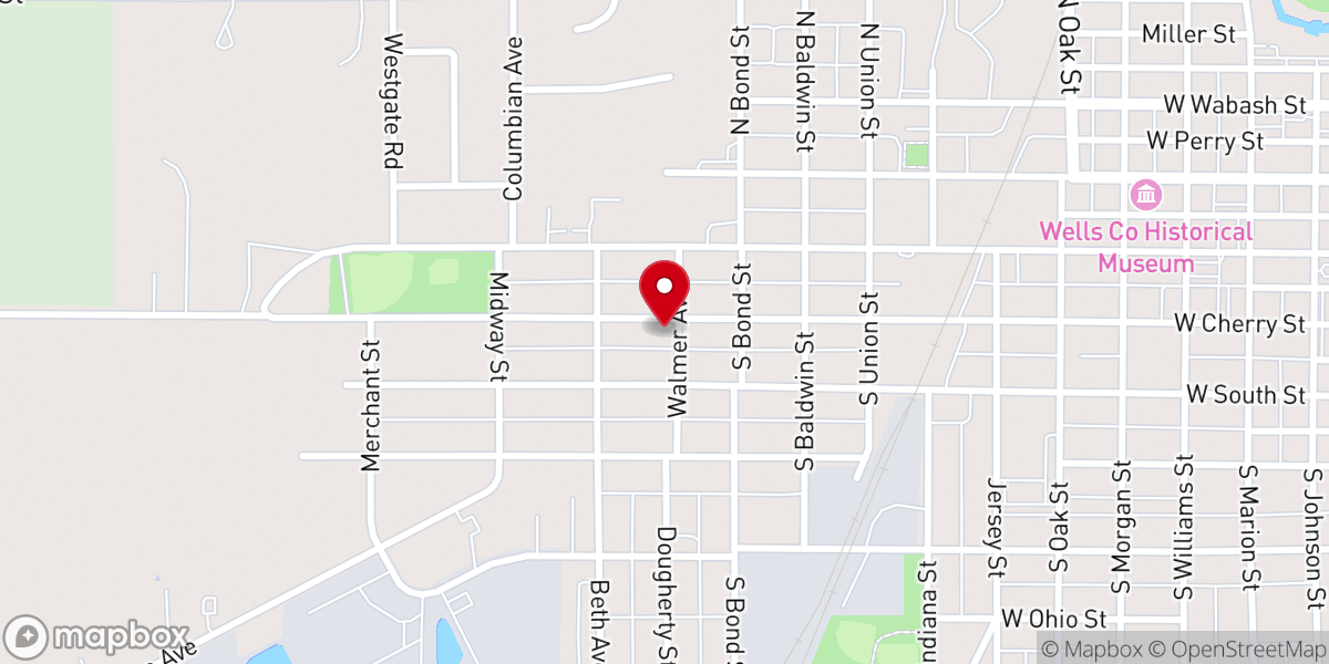 Map showing location of Epworth United Methodist Church