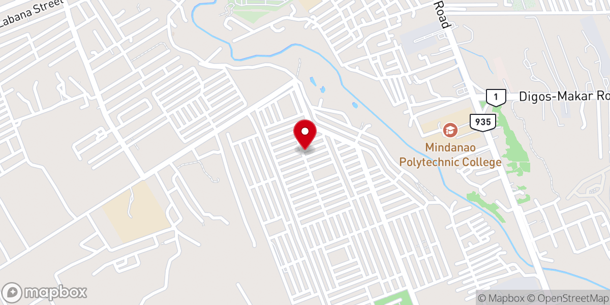 Map showing location of EVANGEL FAMILY CHURCH GENSAN