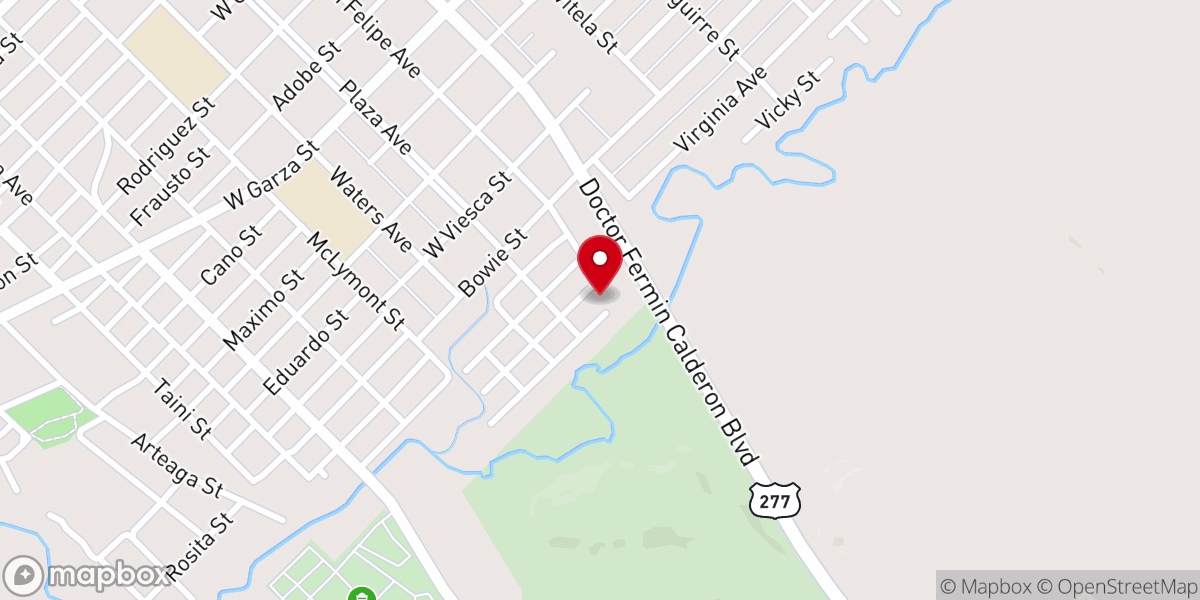 Map showing location of Ruben Kikes P