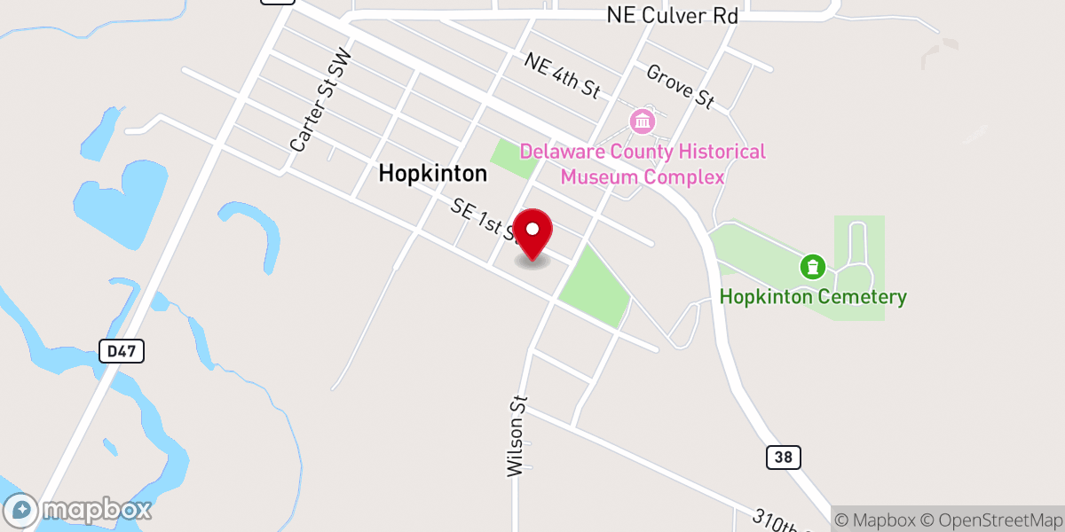 Map showing location of St Luke Catholic Church