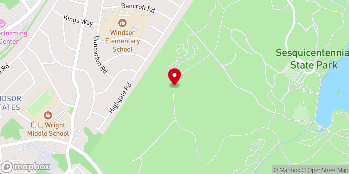 Map showing location of Mission Hope Foundation