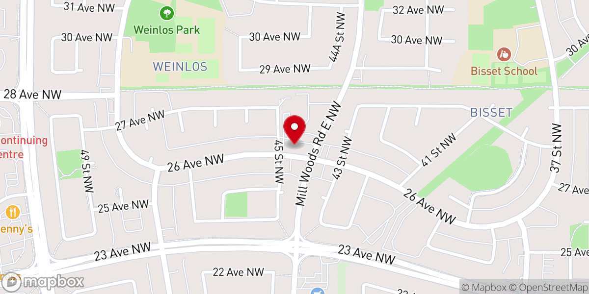 Map showing location of Gurdwara Millwoods
