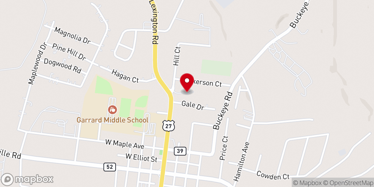 Map showing location of Saint William Catholic Church