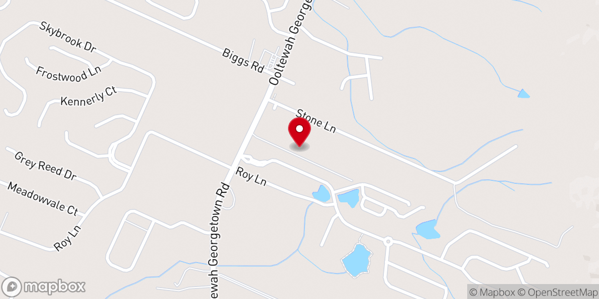 Map showing location of Savannah Bay Baptist Church
