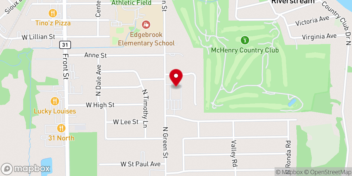 Map showing location of Shepherd of the Hills Lutheran Church