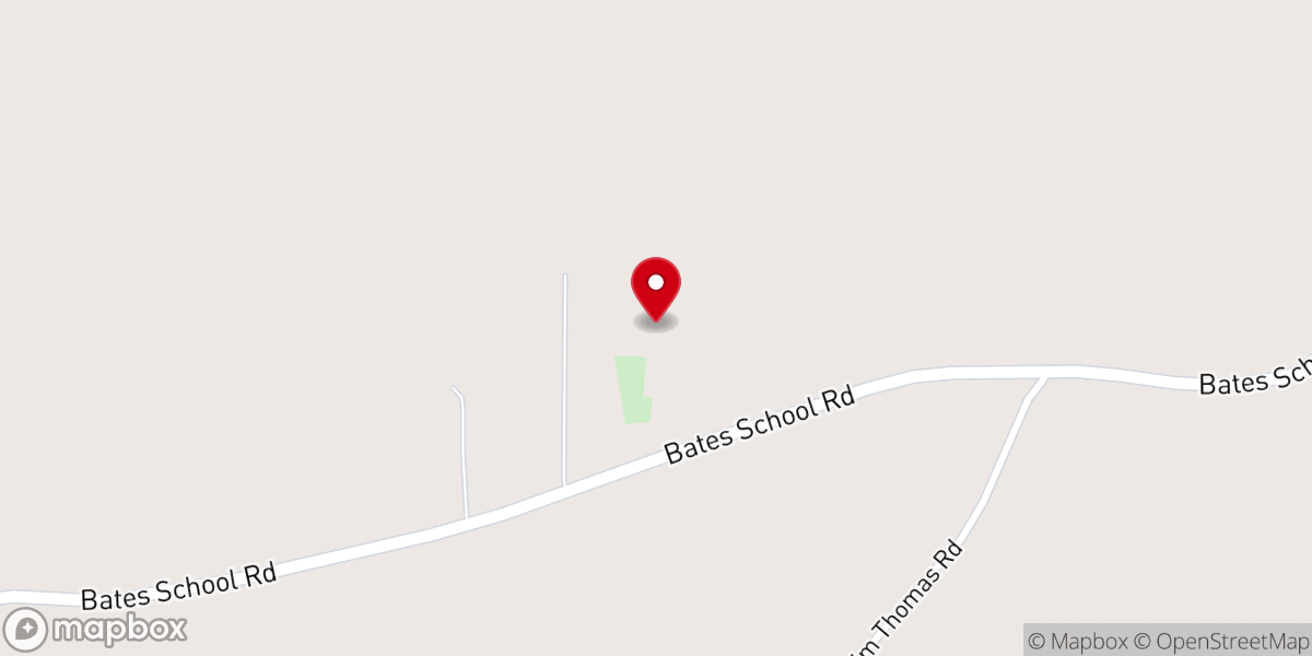 Map showing location of Tickfaw Church