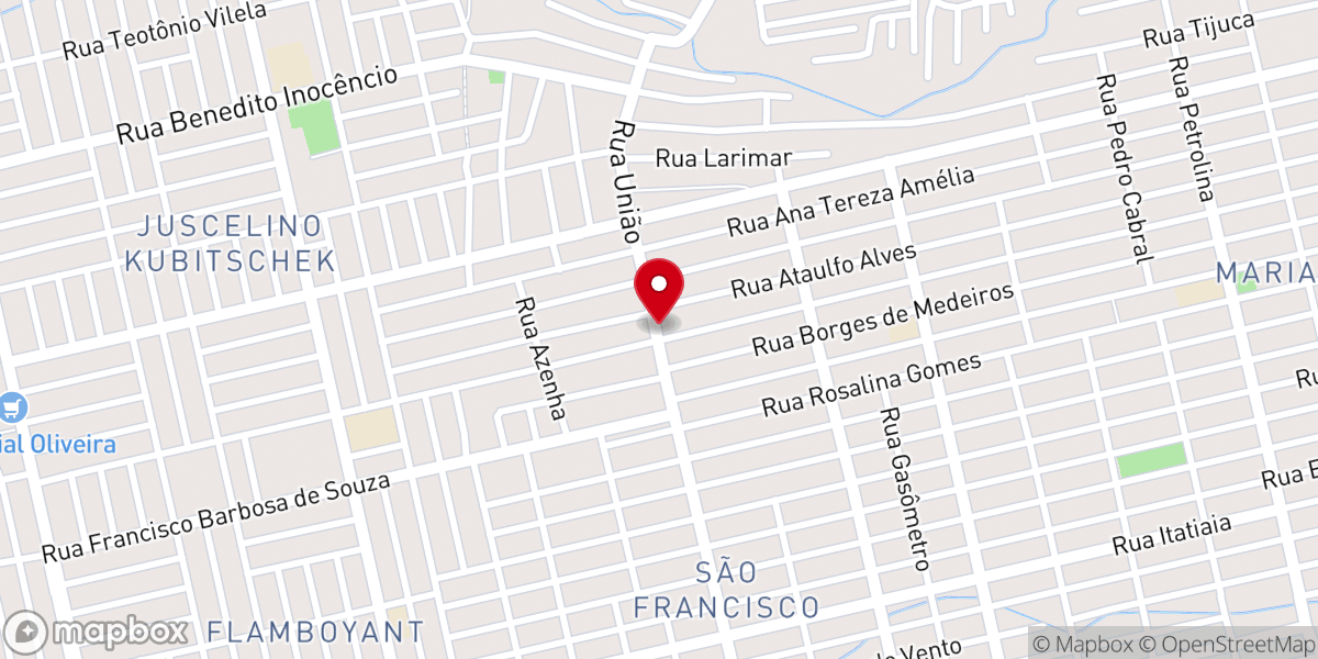 Map showing location of UNIVERSAL SÃO FRANCISCO