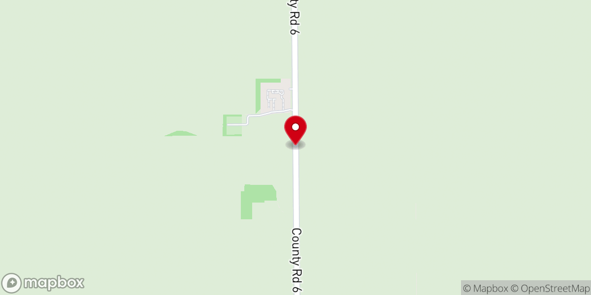 Map showing location of Ebenezer Presbyterian Church