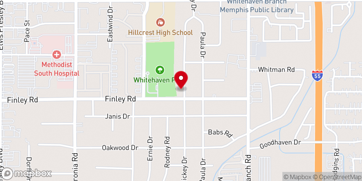 Map showing location of Life Changing Word Ministry