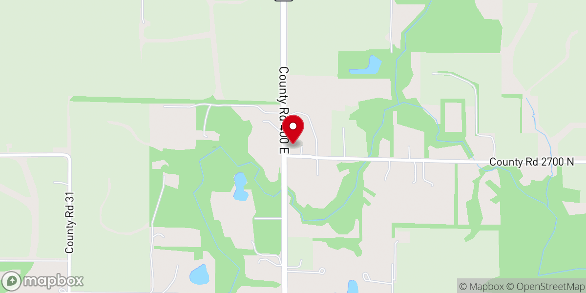 Map showing location of Shiloh Church