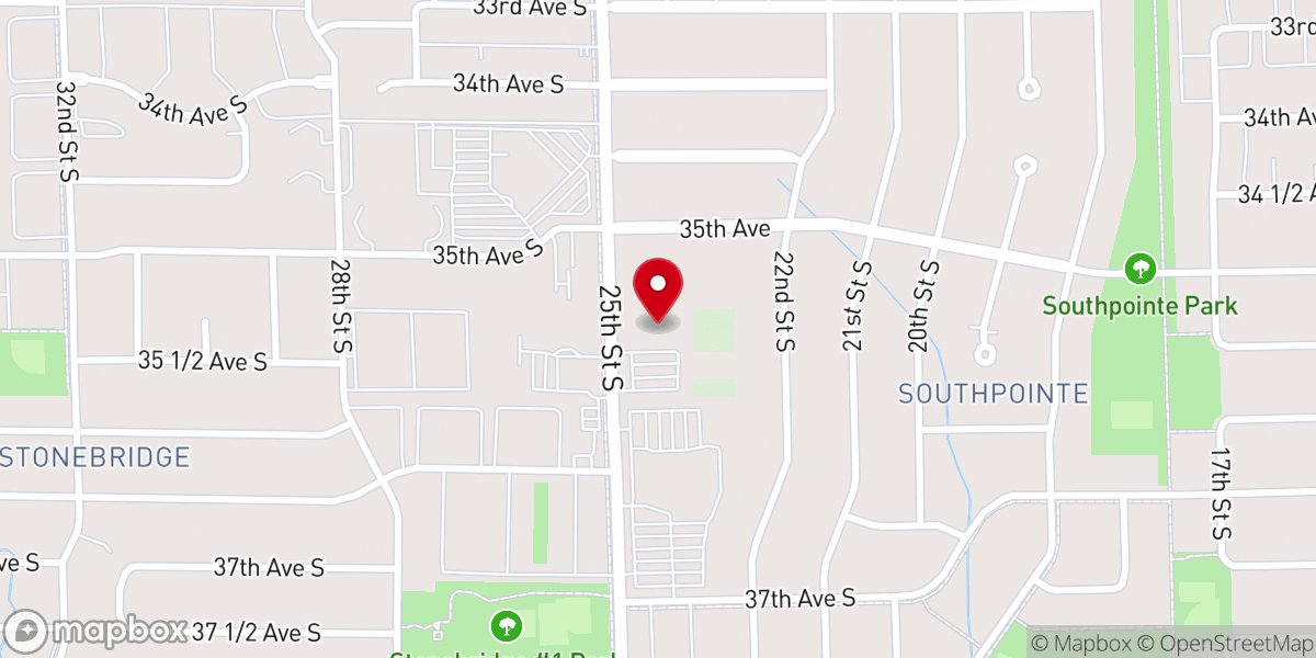 Map showing location of Gethsemane Episcopal Cathedral