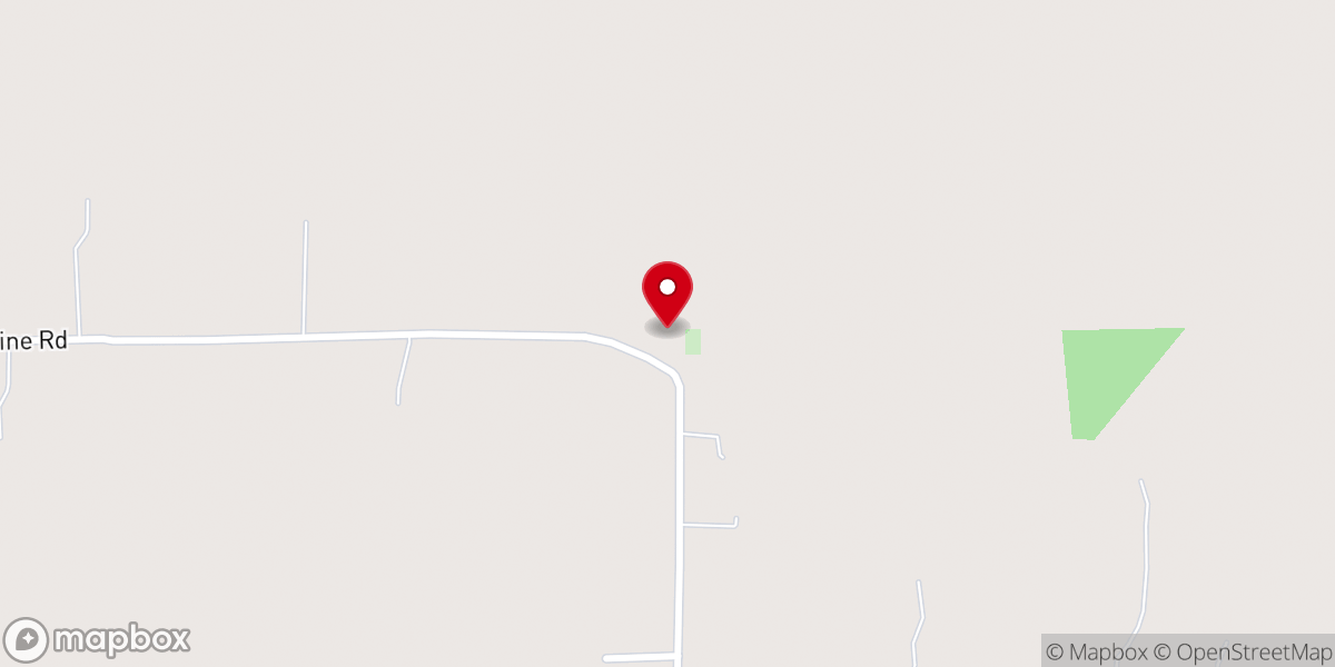 Map showing location of Harmony Free Will Baptist Church