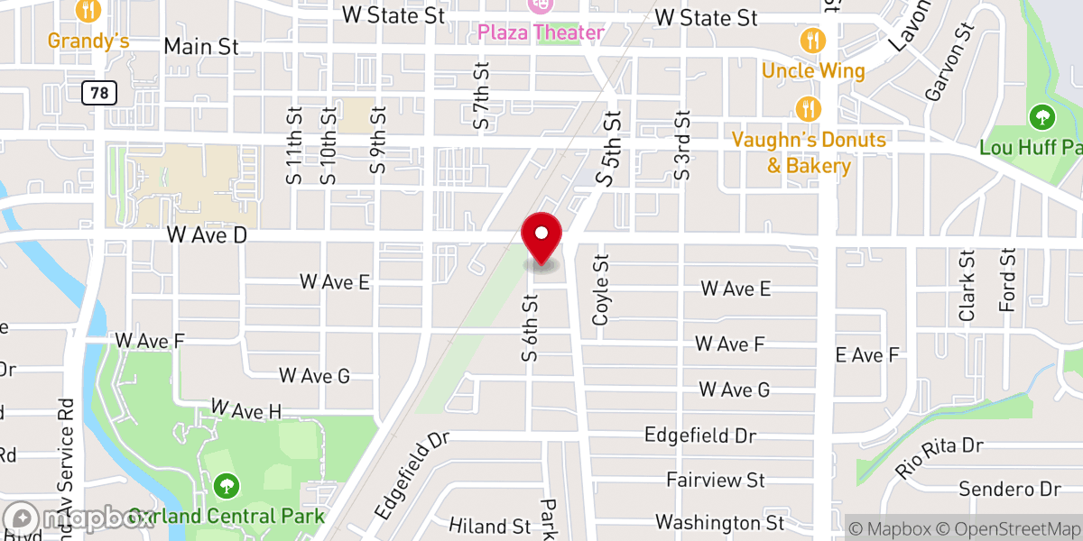 Map showing location of Saint Luke African Methodist Episcopal Church
