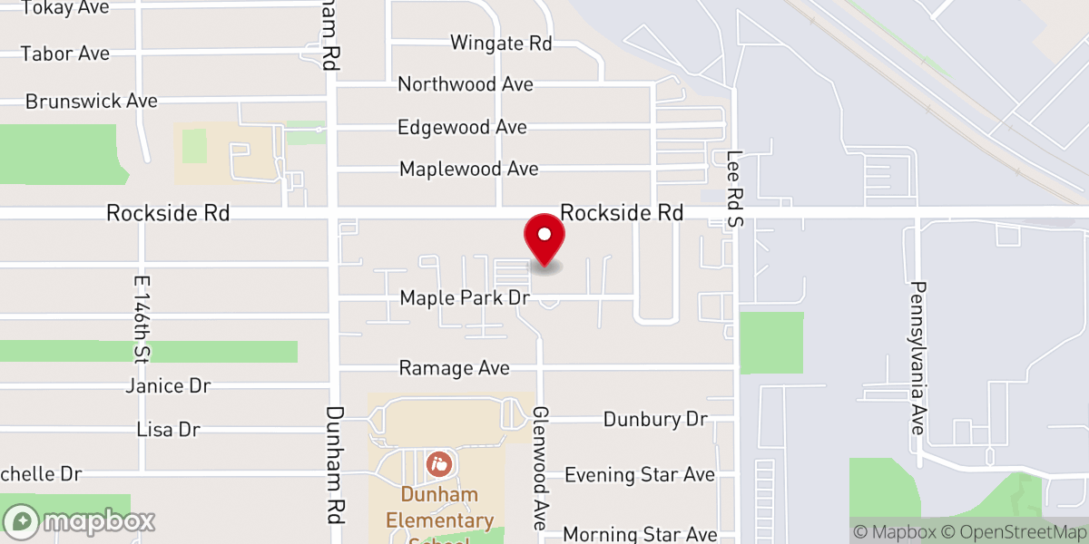 Map showing location of St. Andrew Eastern Orthodox Church