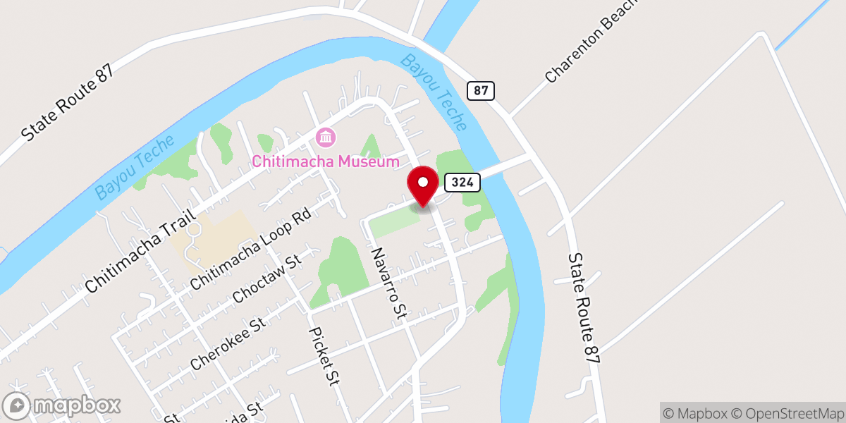 Map showing location of Immaculate Conception Catholic Church