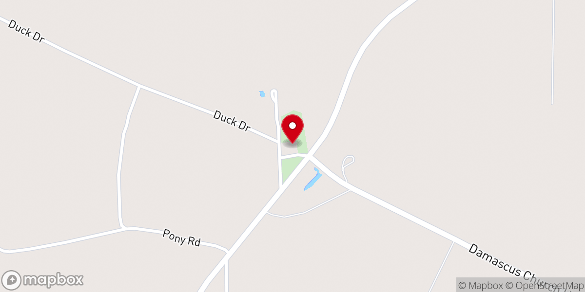 Map showing location of Wesley Chapel Church