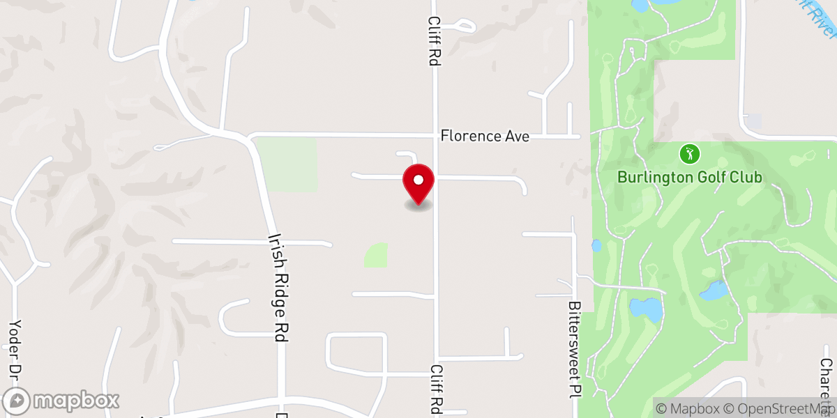 Map showing location of Concordia Lutheran Church