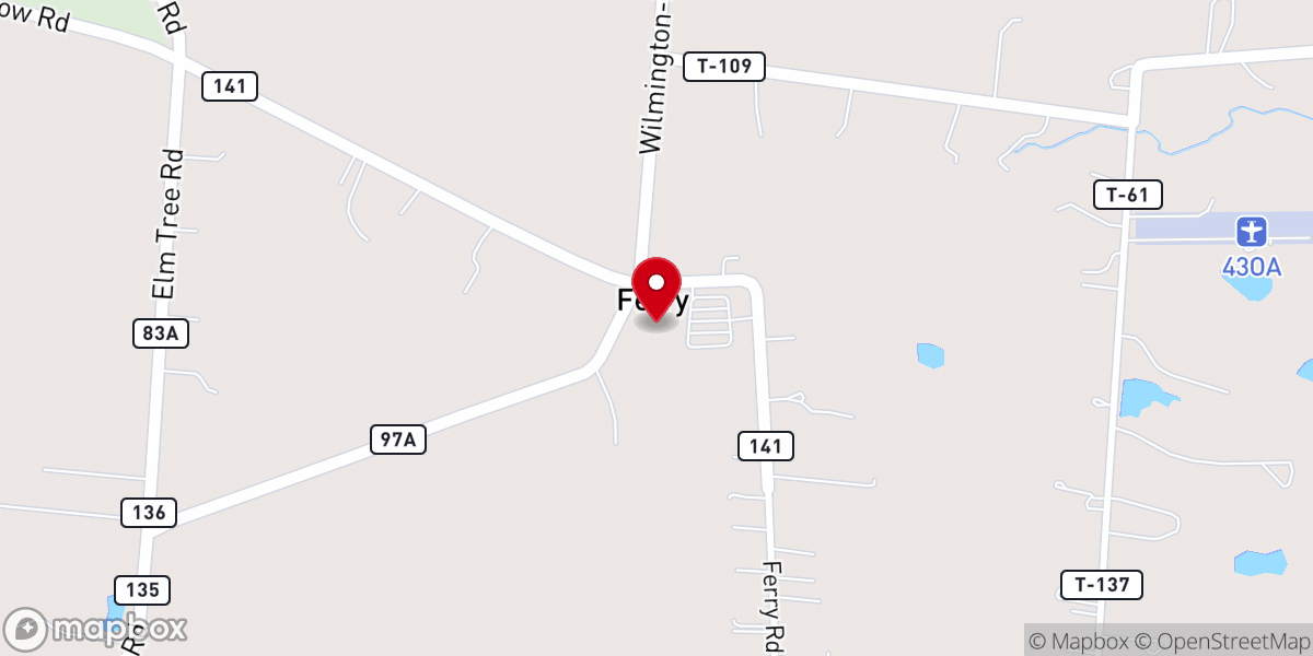 Map showing location of CrossView Christian Church