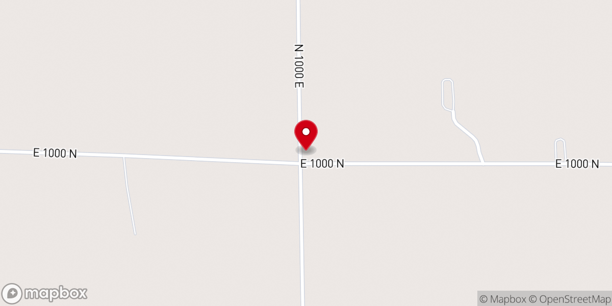 Map showing location of White Oak United Methodist Church