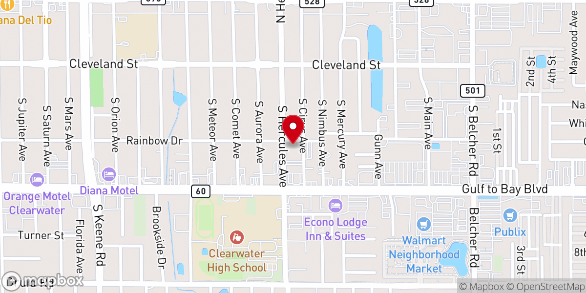 Map showing location of Garden of Grace Ministries