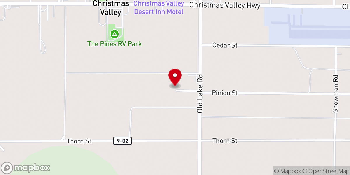 Map showing location of Well & Wilderness Church