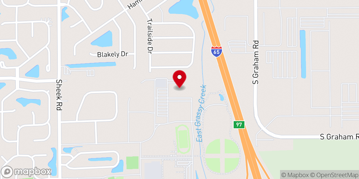 Map showing location of Redeemer Bible Church