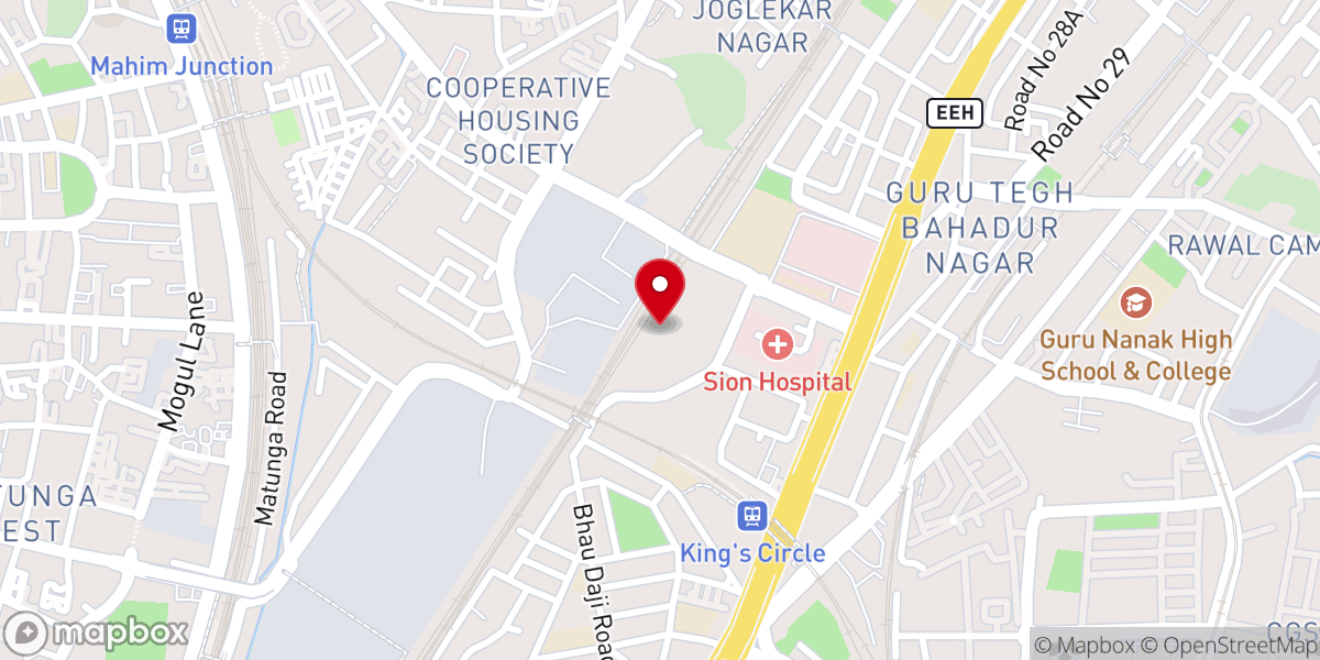 Map showing location of Our Lady Of Lourdes Church