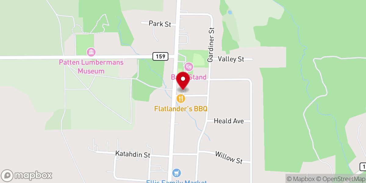 Map showing location of East Mill Federal Credit Union