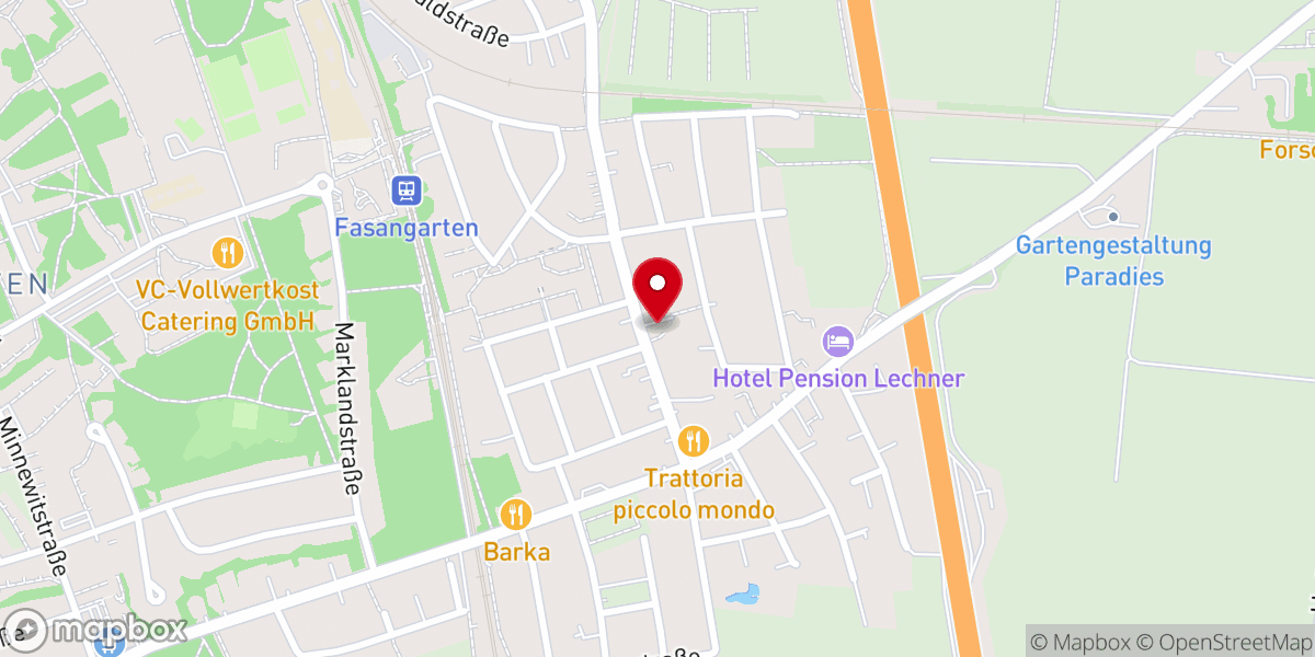 Map showing location of Jesajakirche - Evangelisch-Lutherische Kirchengemeinde München - Jesajakirche