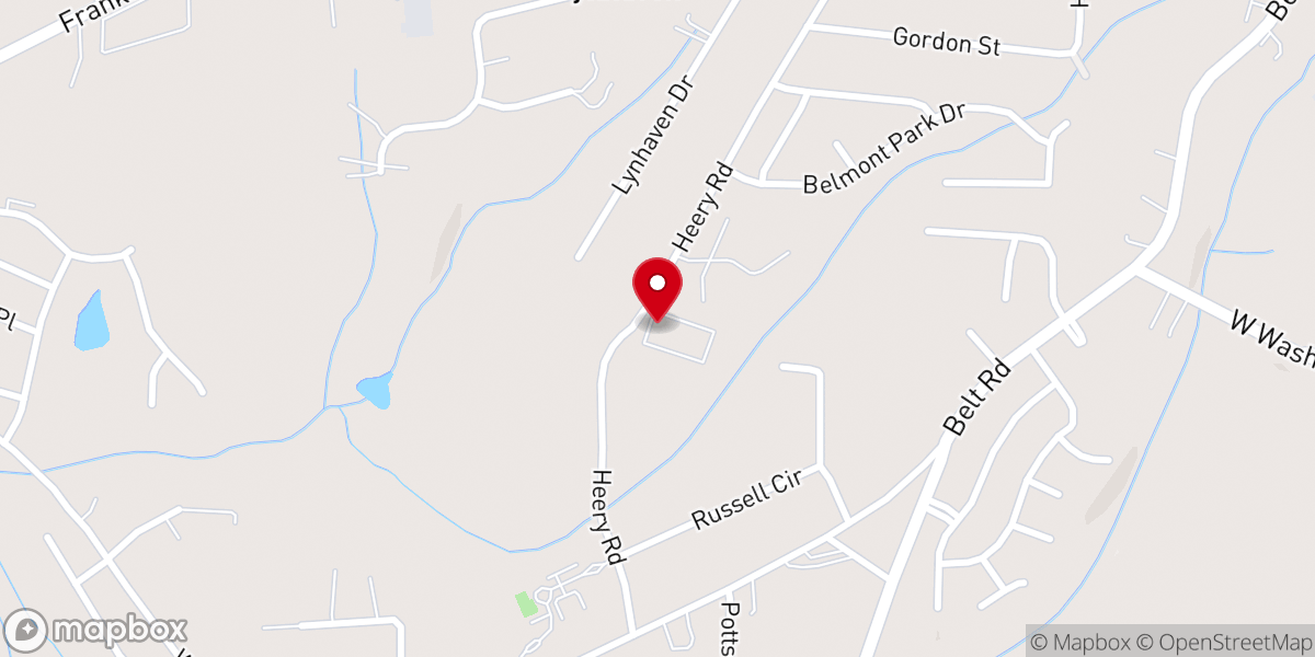 Map showing location of St Smyrna Baptist Church