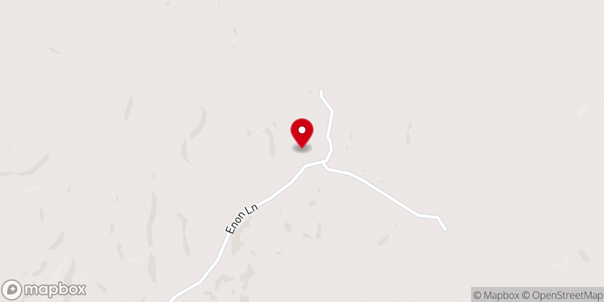 Map showing location of New Bethel Baptist Church