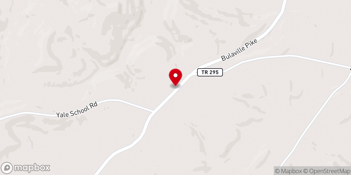 Map showing location of Faith Valley Church