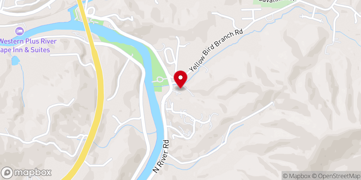 Map showing location of Refuge Church of North Carolina